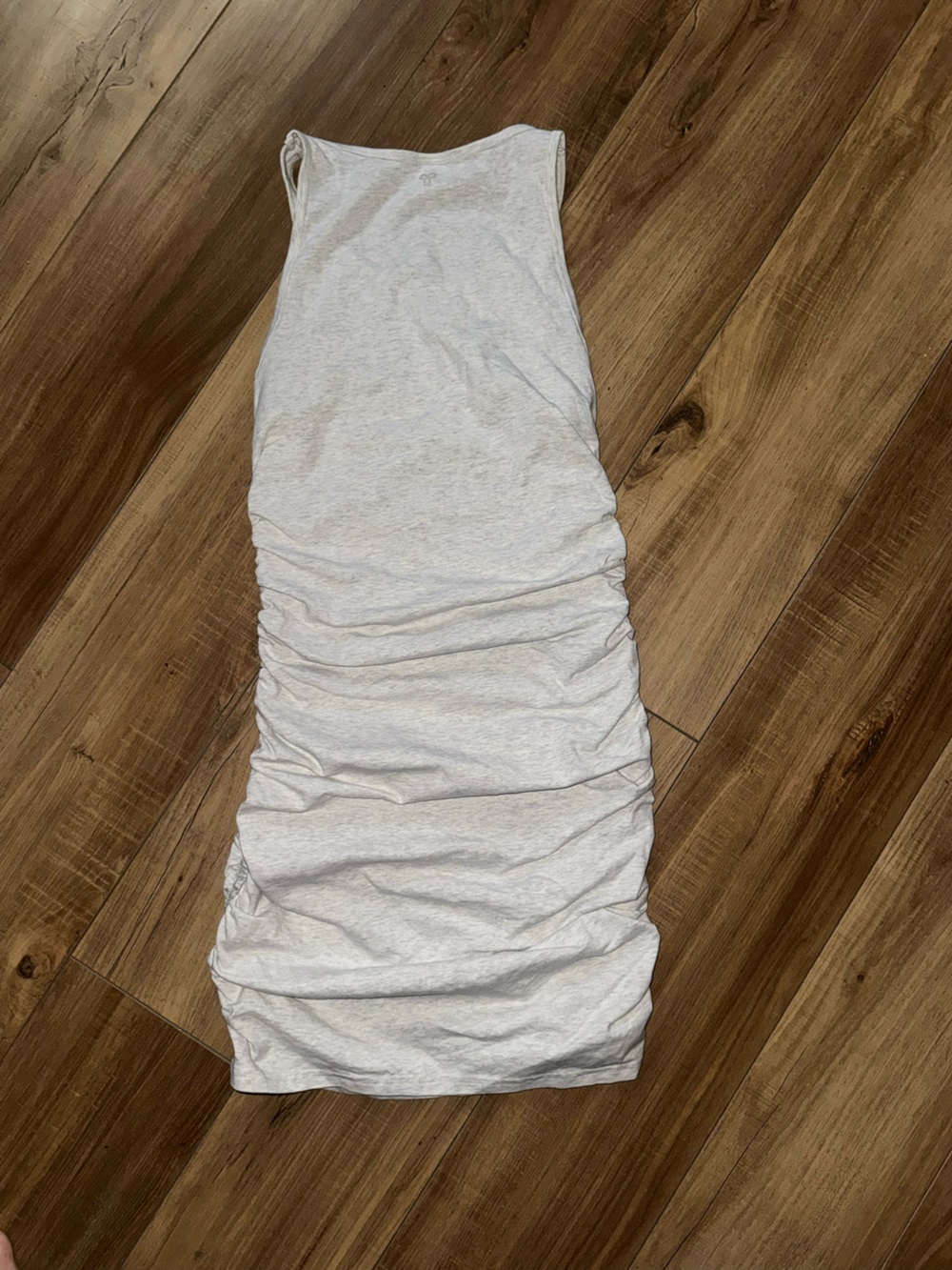 TNA Heather Light Gray Tank Top dress - Picture 4 of 4